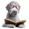DogReadingABook